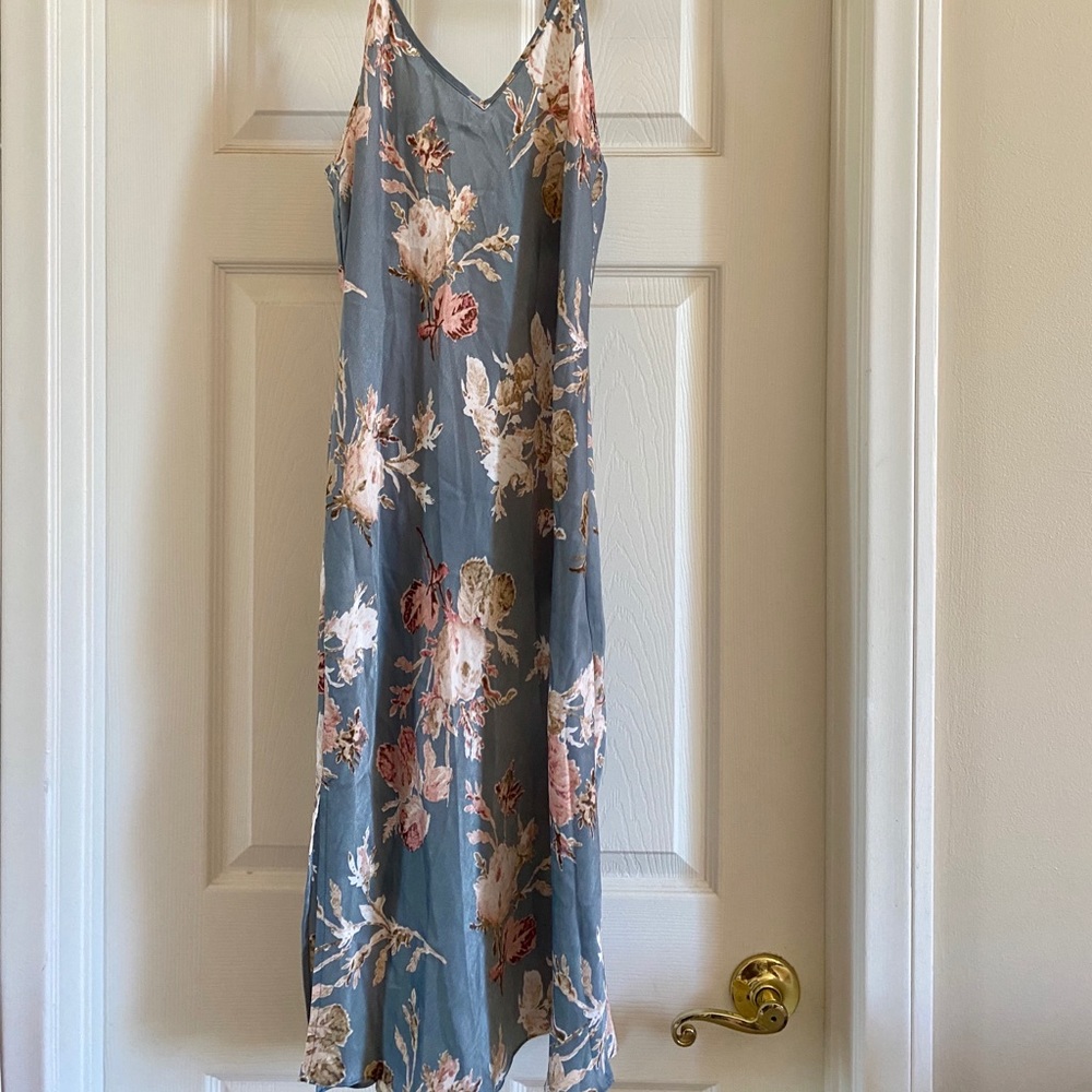 Silk Floral Nightgown
